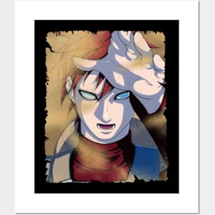 KAZEKAGE GAARA MERCH VTG Posters and Art